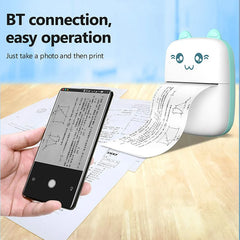 Portable Mini Pocket Printer BT Thermal Printer..