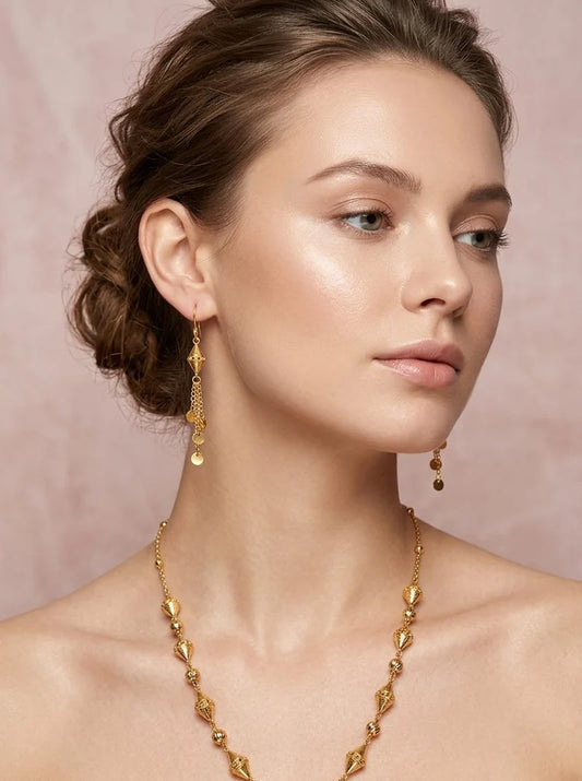 Elegant Bead Necklace Set..