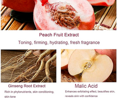 Peach Extract Fruit Acid Exfoliating Face Gel Cream